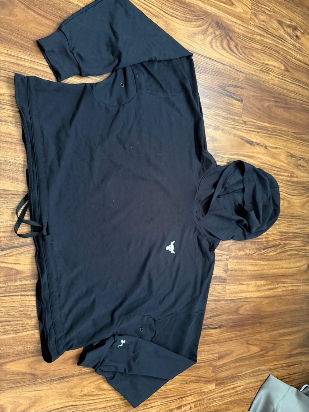 Under Armour Black Pullover Hoodie with Subtle White Logo